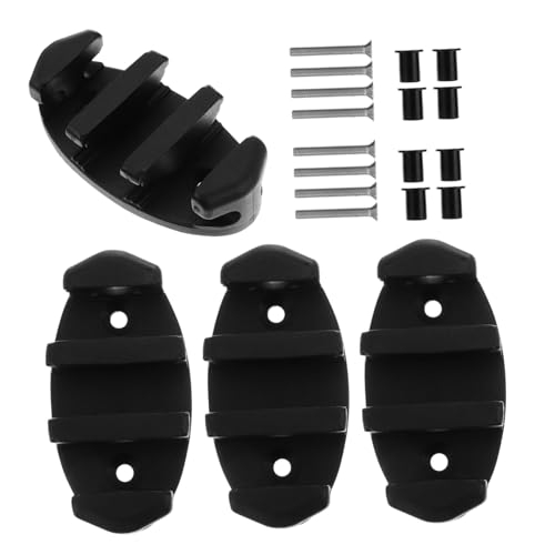 Milisten 4 Stück Haltegurthalter für Boote Marine-Seilklampe Kajak -Kabelschlosseilschloss Bootezubehör Bootsklampen mit offener Basis Kajak-Hardware Faltbare Stollen für Boot Nylon Schwarz Milisten 4 Stück Haltegurthalter für Boote Marine-Seilklampe Kajak -Kabelschlosseilschloss Bootezubehör Bootsklampen mit offener Basis Kajak-Hardware Faltbare Stollen für Boot Nylon Schwarz von Milisten