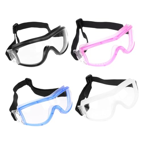 Milisten 4 Stück Schutzbrille Outdoor Brille Fahrradbrille Spittle Baffle Skibrille von Milisten