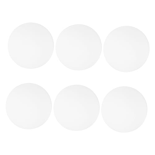 Milisten 6 STK Hochelastische und langlebige Tischtennisbälle (weiß) 50 Stück Pong-Pong-Bälle Armbandverschlüsse und Verschlüsse tischtennisplatten Tischtennis bälle Pong-Trainingsbälle von Milisten