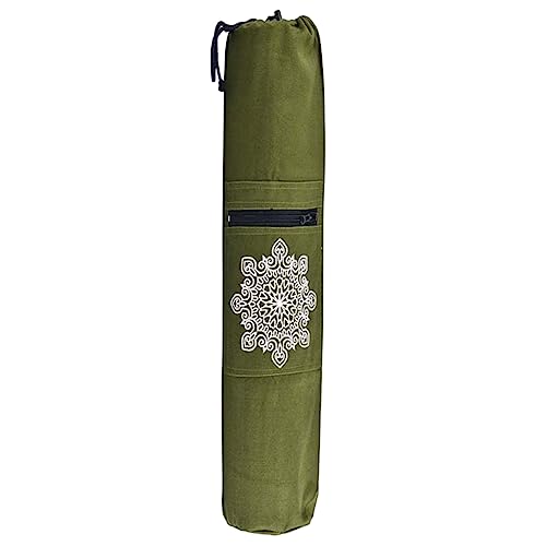 Milisten Yogatasche Mit Reißverschluss Tragetasche Für Yogamatte Bedruckte Canvas Tasche Sling Sporttasche von Milisten
