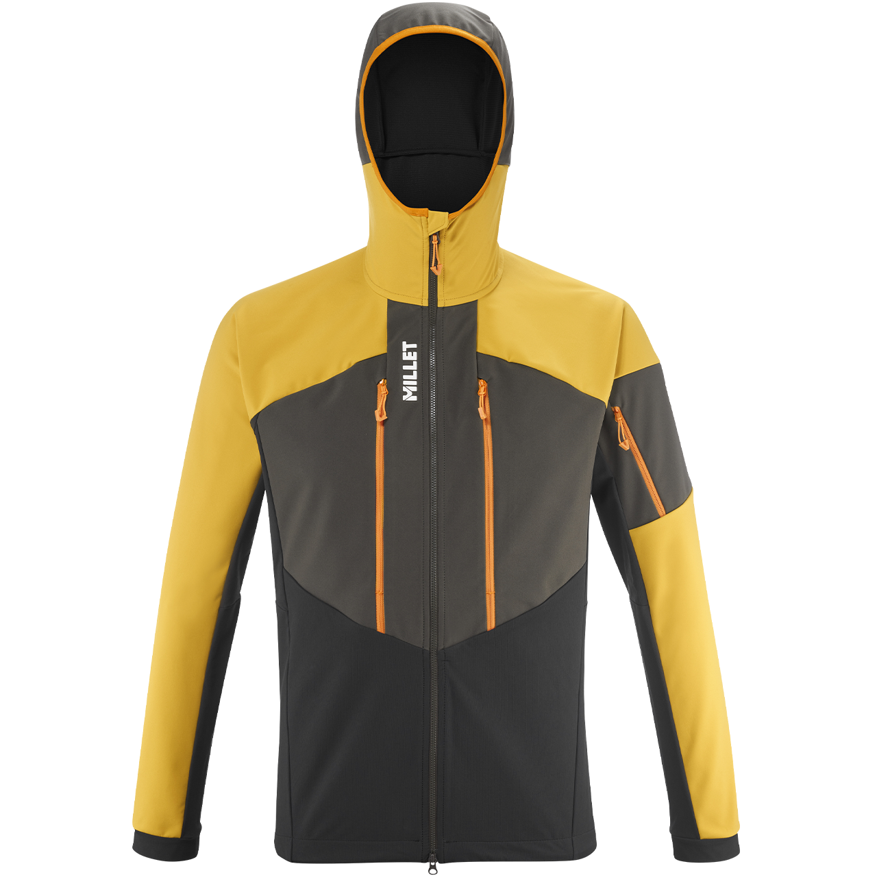 Millet Herren Softshell Jacke WHITE SHIELD black/safran von Millet