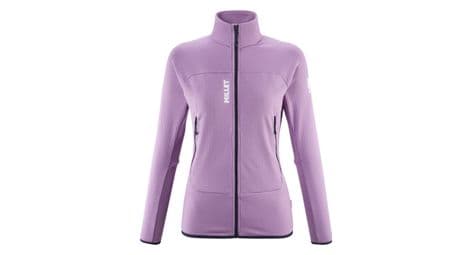 millet fusion grid fleece women violet von Millet