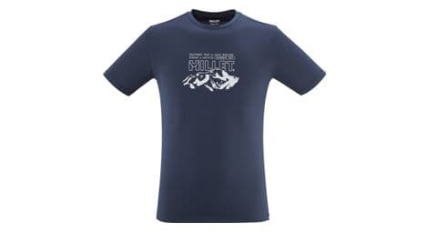 millet t shirt millet mountain blau von Millet
