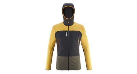softshelljacke millet fusion xcs hoodie khaki gelb von Millet