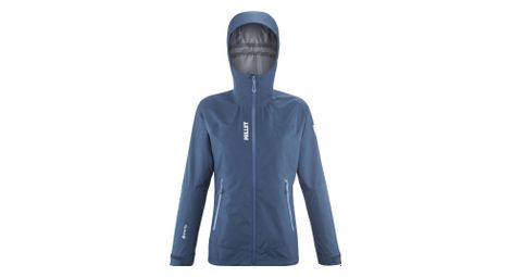 wasserdichte jacke fur damen millet seneca gore tex 3l blau von Millet