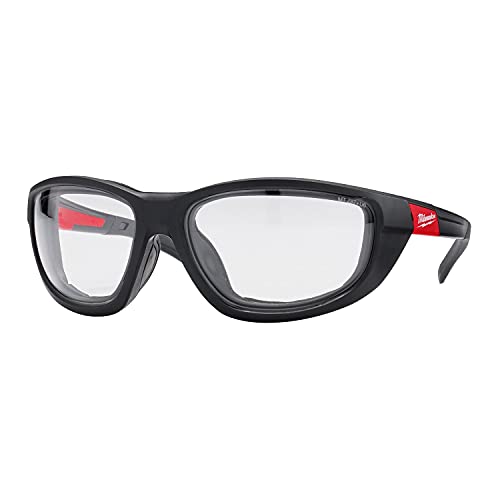 Milwaukee High Performance Schutzbrille klar, mit Abnehmbarer Schaumstoffauflage von Milwaukee
