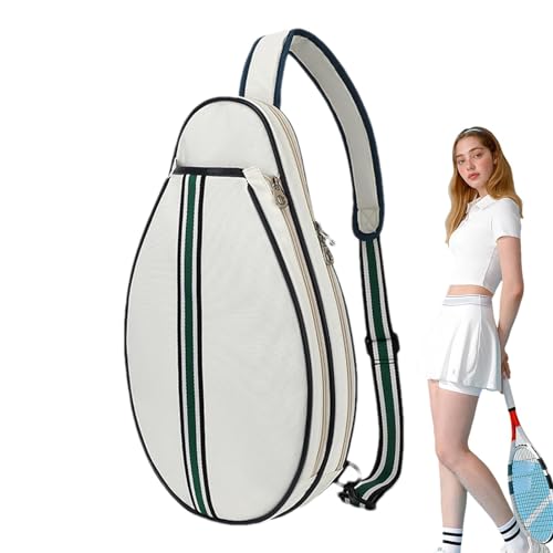 Mingchengheng Tennistasche, Badminton-Aufbewahrungstasche | Aufbewahrungstasche für Schläger - Große schützende wasserdichte Badmintonschläger-Abdeckungstasche, Tennisschläger-Umhängetaschen von Mingchengheng