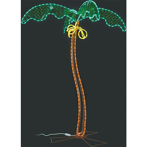 Mings Mark Inc Coconut Tree Palm Decorative Led Light Grün 17.8 cm von Mings Mark Inc