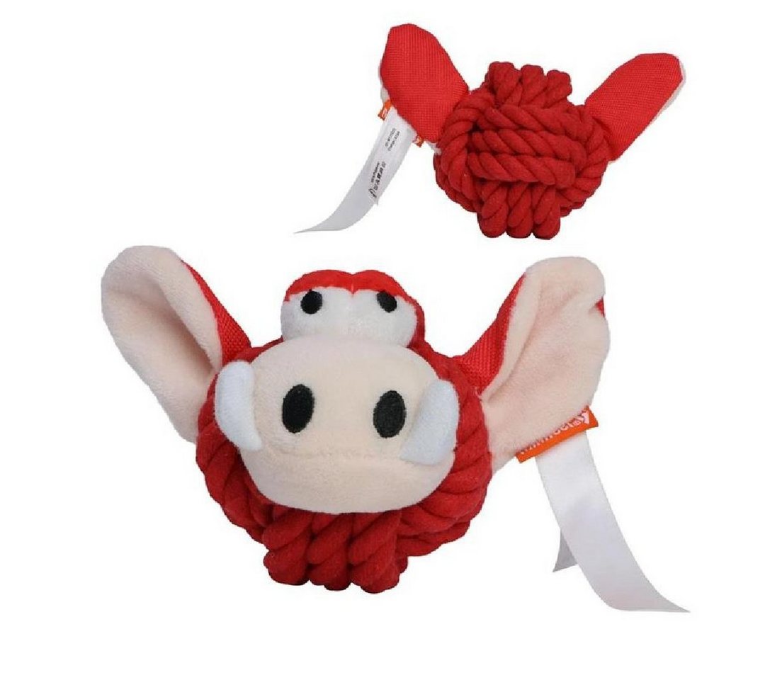 Minifeet Tierball Hundespielzeug Knotentier - Wildschwein, Polyester von Minifeet