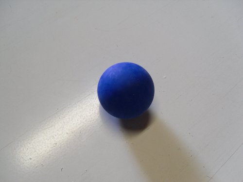 Minigolfbälle 1 Blauer glatter Anlagenball von Minigolfanlage Würzburg