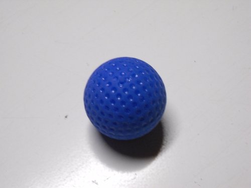 Minigolfbälle 1 Blauer genoppter Anlagenball von Minigolfanlage Würzburg