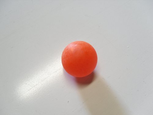 Minigolfbälle 1 oranger glatter Anlagenball von Minigolfanlage Würzburg