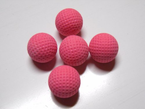 Minigolfbälle 5 rosa genoppte Anlagenbälle von Minigolfanlage Würzburg