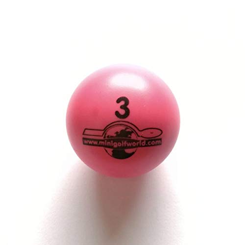 Minigolfball Nr. 3, Spezialball für Hobbyspieler von Minigolfanlage Würzburg