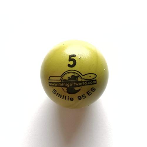 Minigolfball Nr. 5, Spezialball für Hobbyspieler von Minigolfanlage Würzburg
