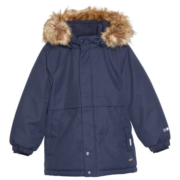 Minymo - Boy's Snow Jacket AOP - Winterjacke Gr 110 blau von Minymo