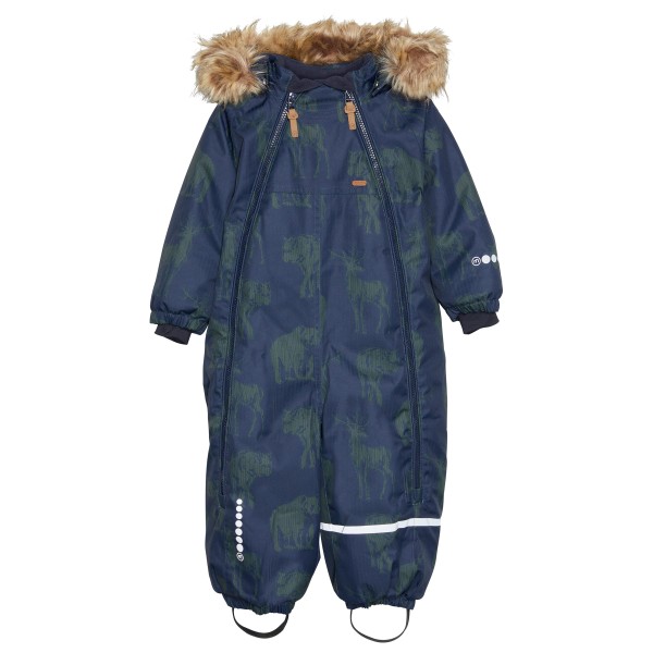 Minymo - Boy's Snow Suit AOP - Overall Gr 80;86;98 blau von Minymo