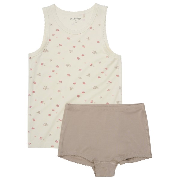Minymo - Girl's Underwear Set - Alltagsunterwäsche Gr 92 beige von Minymo