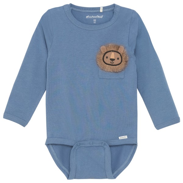 Minymo - Kid's Body L/S - Alltagsunterwäsche Gr 62 blau von Minymo