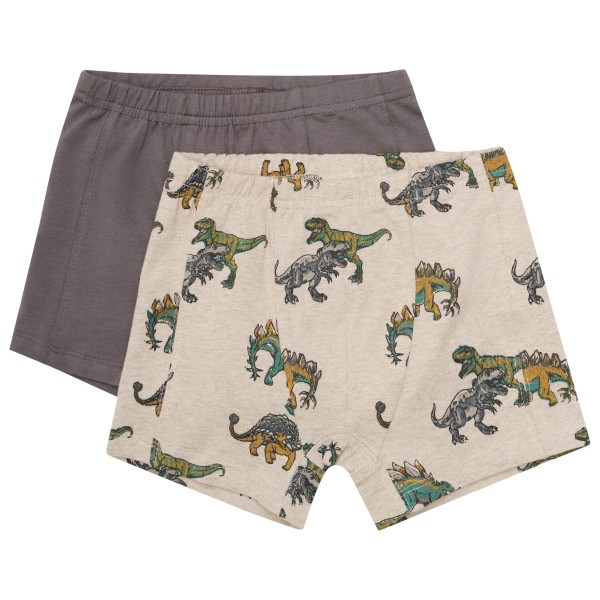 Minymo - Kid's Boxers AOP 2-Pack - Unterhose Gr 98 beige/grau von Minymo