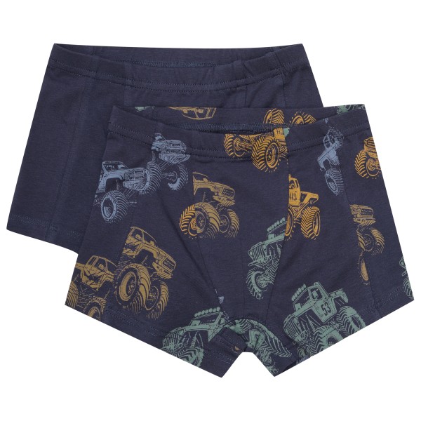 Minymo - Kid's Boxers AOP No. 134065 2-Pack - Unterhose Gr 140 blau von Minymo