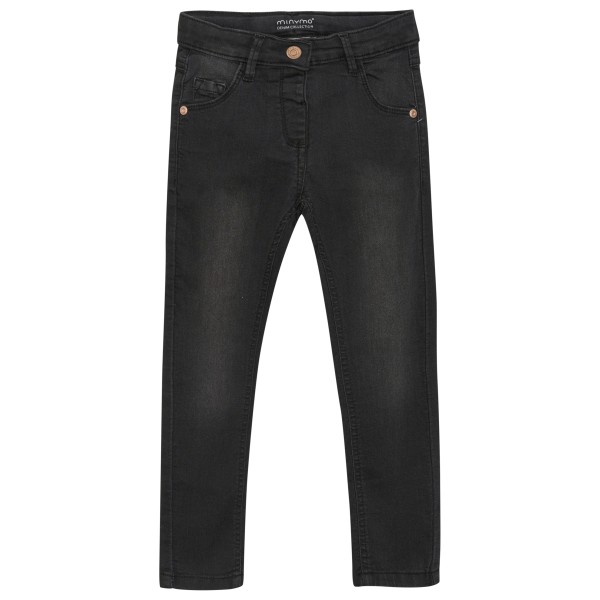 Minymo - Kid's Jeans Stretch Slim Fit Girls - Jeans Gr 140 schwarz von Minymo