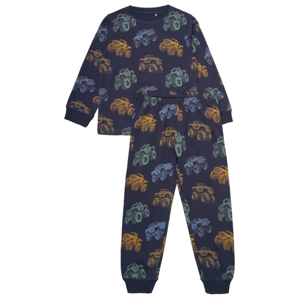 Minymo - Kid's Pyjamas L/S Set AOP No. 134063 - Schlafanzug Gr 116 blau von Minymo