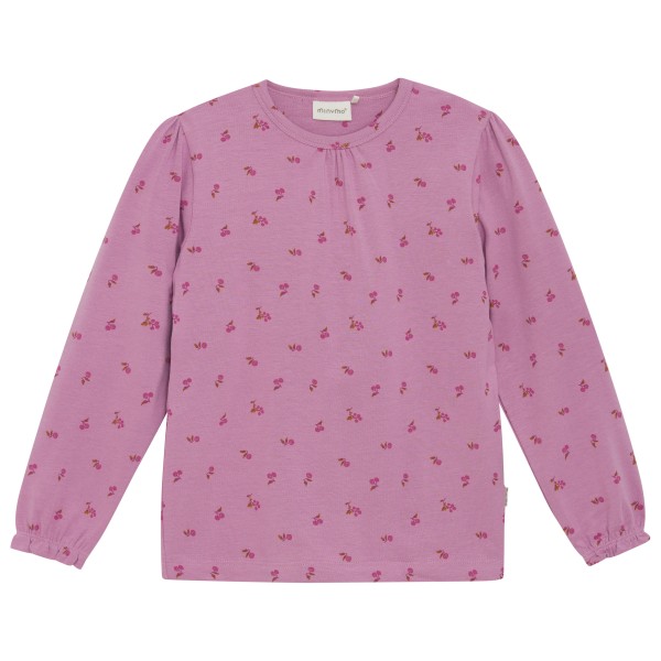Minymo - Kid's T-Shirt L/S AOP Modal - Longsleeve Gr 140 rosa von Minymo