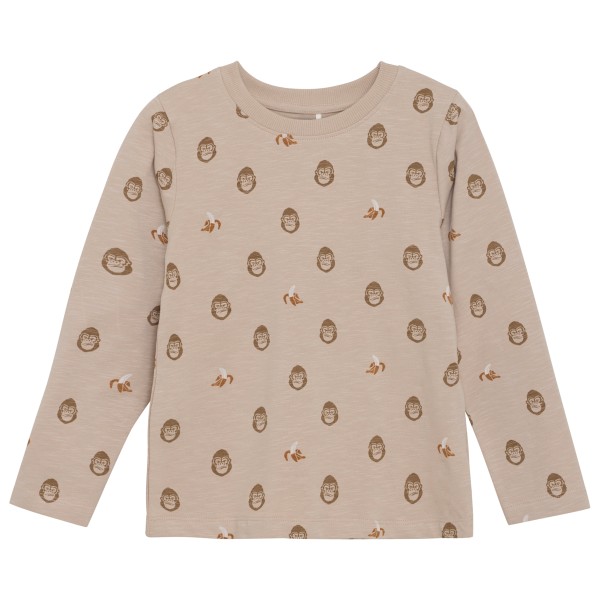 Minymo - Kid's T-Shirt L/S AOP No. 134004 - Longsleeve Gr 122 beige von Minymo