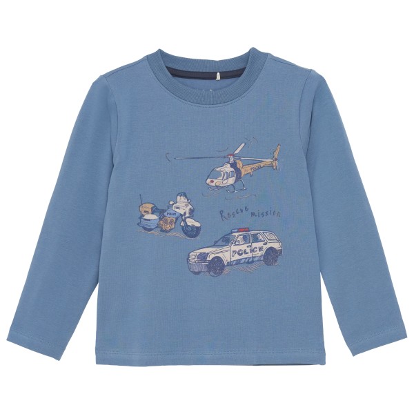 Minymo - Kid's T-Shirt L/S - Longsleeve Gr 122 blau von Minymo
