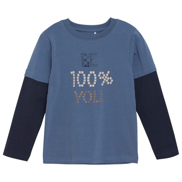 Minymo - Kid's T-Shirt L/S No. 134003 - Longsleeve Gr 98 blau von Minymo