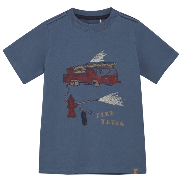 Minymo - Kid's T-Shirt S/S No. 134000 - T-Shirt Gr 140 blau von Minymo