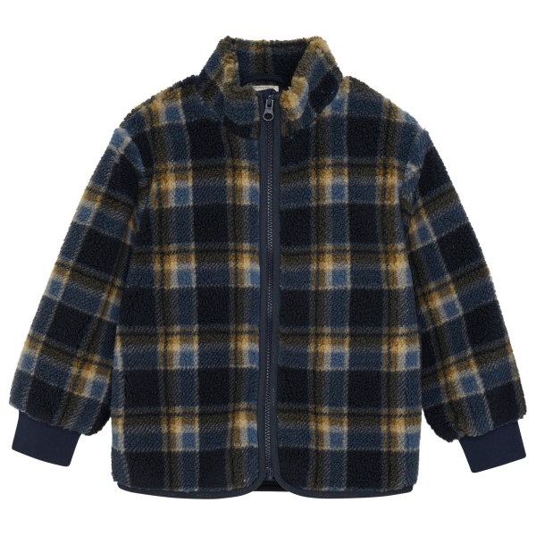 Minymo - Kid's Teddy Jacket AOP with Lining - Fleecejacke Gr 86 schwarz von Minymo