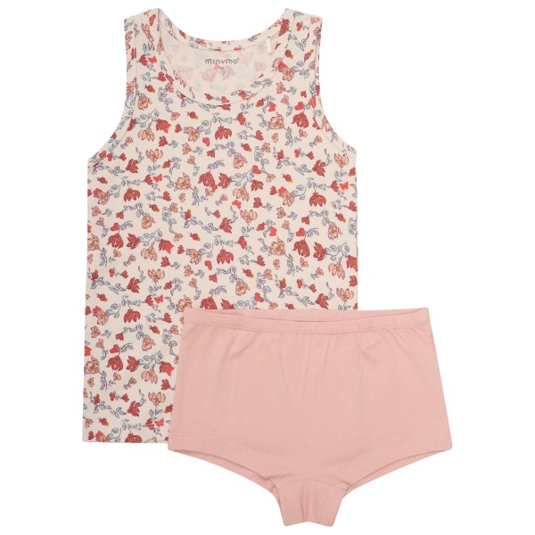 Minymo - Kid's Underwear Set AOP No. 124069 - Alltagsunterwäsche Gr 92 rosa von Minymo