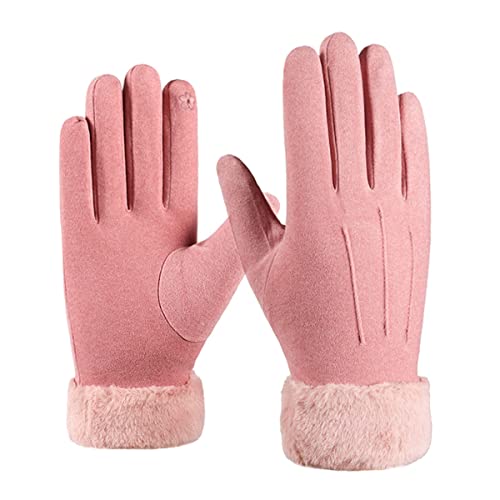 Miotlsy Damen Winter Touchscreen Handschuhe mit Fleece gefütterte Warme Kaschmir winterhandschuhe für Kaltes Wetter von Miotlsy
