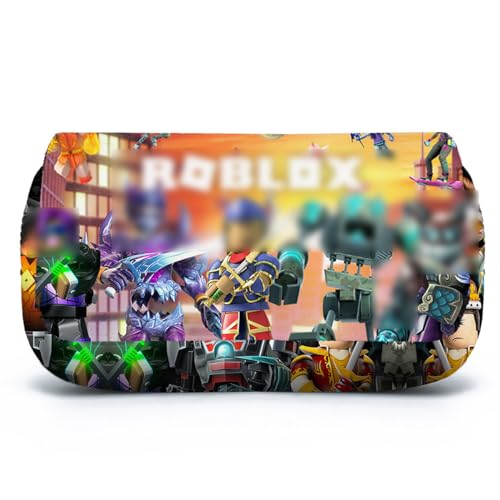 Miotlsy Pencil Case Anime Big Capacity Pencil Case Pencil Pouch Large Storage High Capacity Bag Stationery Bag with Compartments for Kids Boys Girls Students von Miotlsy