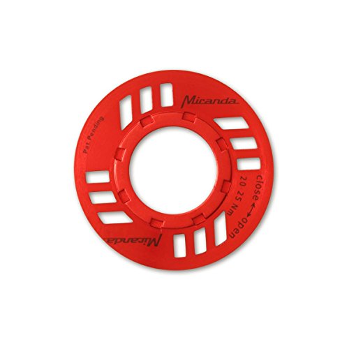 Miranda E-Bike Kettenschutz mit O-Ring für Bosch Antrieb, rot, One Size von Miranda