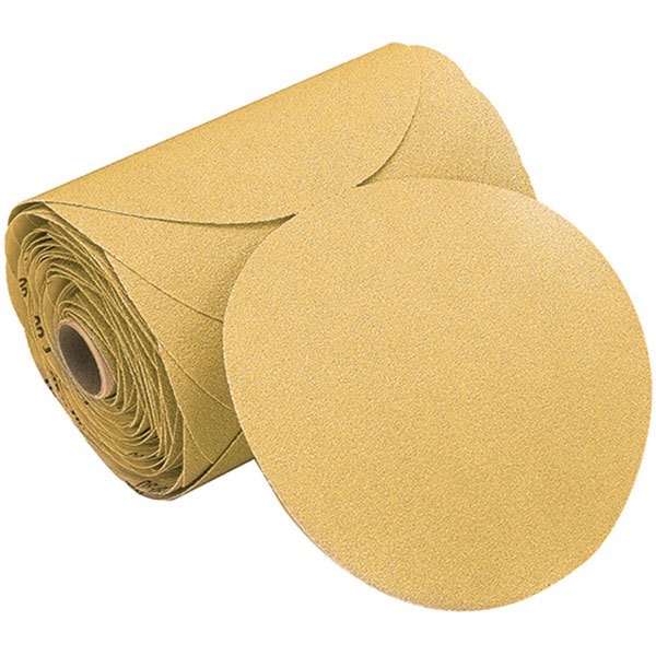 Mirka Psa Link Roll Disc Sanding Sheets 320g 15.2 Cm Gelb von Mirka