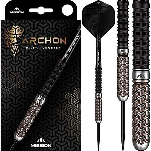 Mission Archon Black & Bronze 97,5% - Steeldarts 22 Gramm von Mission Darts