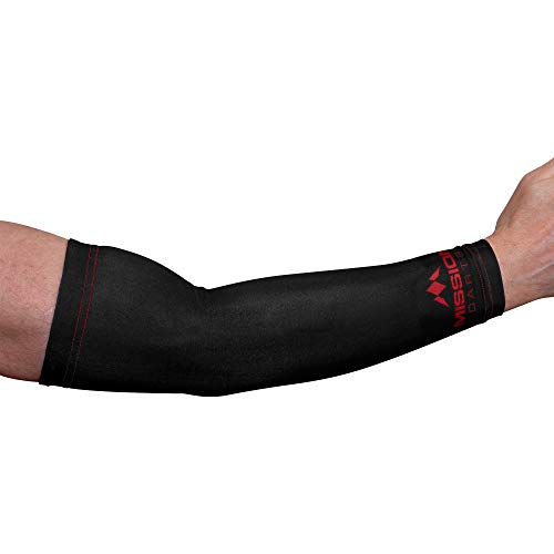 Mission Arm Sleeve Logo Red (2pcs) Large von Mission Darts