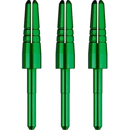 Mission Darts Alimix Spin Dart-Schäfte | austauschbare Spitze, 5 Sets mit 3 Ersatz-Tops, grün (5XS0678) von Mission Darts