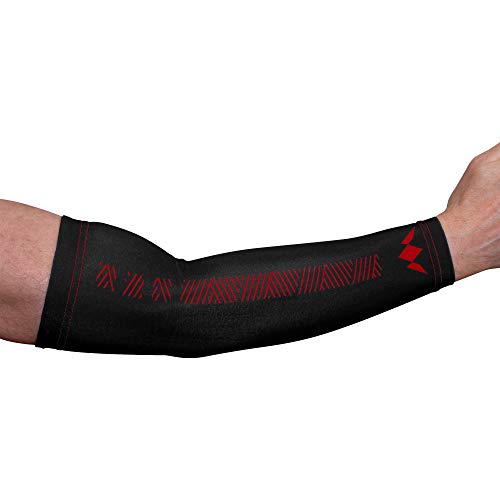 Mission Darts Reach Arm Sleeves Sport-Kompressionsbandage S/2XL Reflex (rot, klein) von Mission Darts