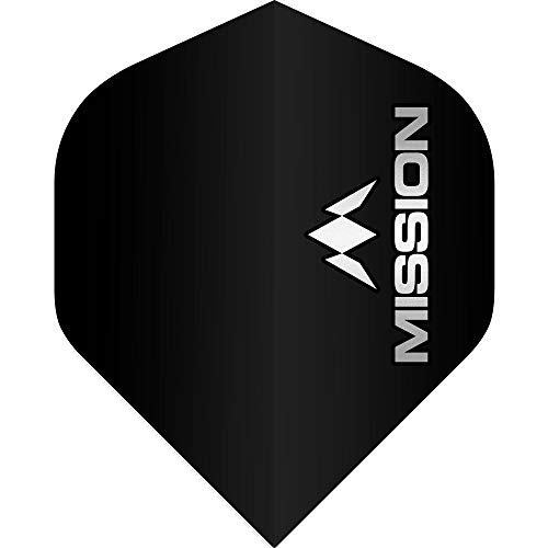 Mission Flight Logo 100 No2 Grey Standard 100 Micron von Mission Darts