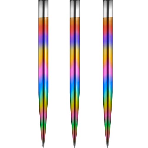 Mission Glide Dart Points - Rainbow 34mm von Mission Darts