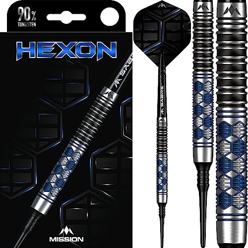 Mission Hexon Blue Softdarts 90% 18 Gramm von Mission Darts