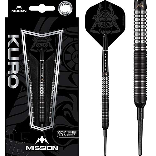 Mission Kuro Black M1 95% Softdarts 21 Gramm von Mission Darts