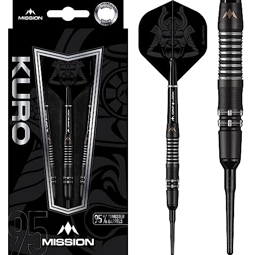 Mission Kuro Black M2 95% Softdarts 19 Gramm von Mission Darts