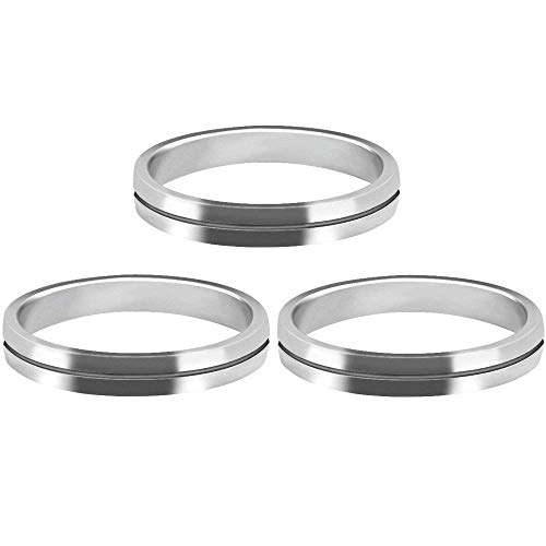 Mission Darts S-Lock Ringe | Wellenschloss, 5 Sets à 3 Ringe, Silber (5XX2507) von Mission Darts