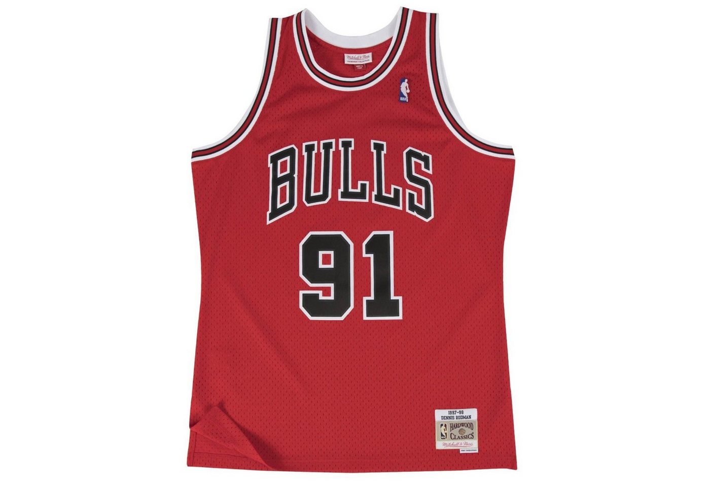 Mitchell & Ness Basketballtrikot Swingman Jersey Chicago Bulls 199798 Dennis Rodma von Mitchell & Ness