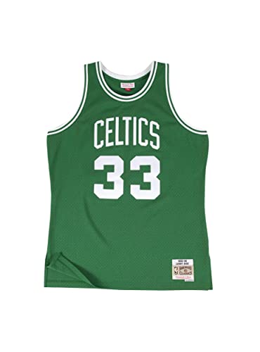 Mitchell & Ness NBA Hardwood Classics Swingman Jersey Boston Celtics - Larry Bird - Grün, L von Mitchell & Ness